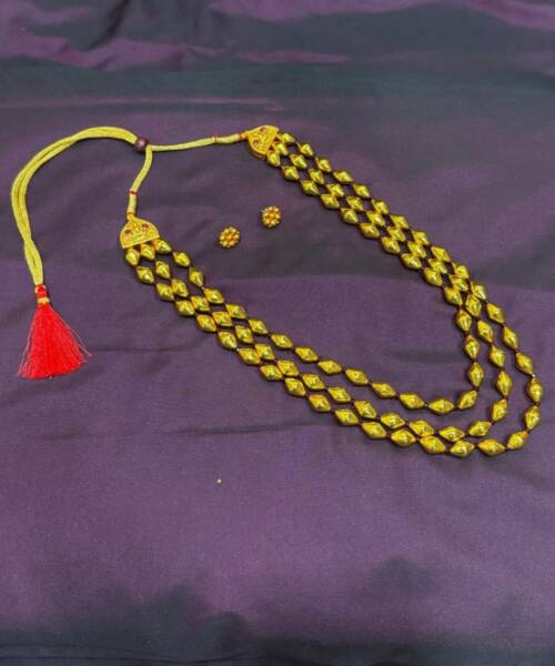 Traditional 3-Layer Dholki Bead Bormal