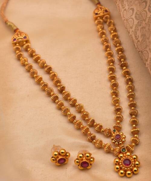 Elegant 2-Layer Jav Mani Mala