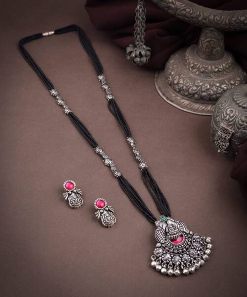 Antique German Silver Long Mangalsutra