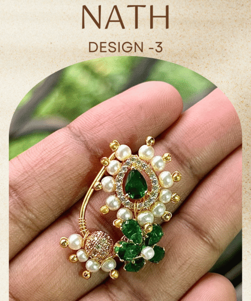 Authentic Gold Forming Maharashtrian Nath Design 3