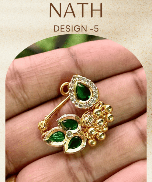 Authentic Gold Forming Maharashtrian Nath Design 5