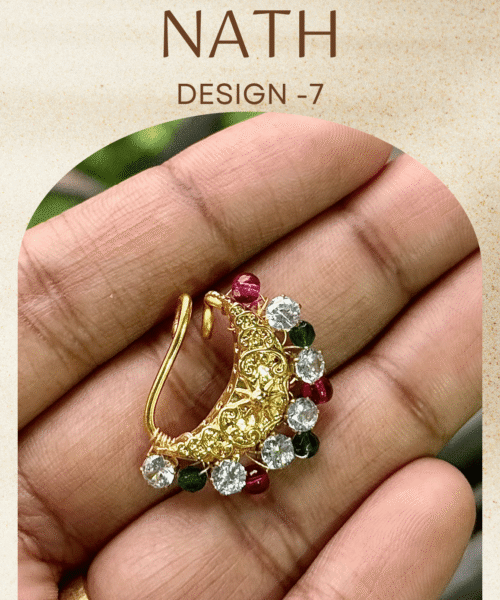 Authentic Gold Forming Maharashtrian Nath Design 7