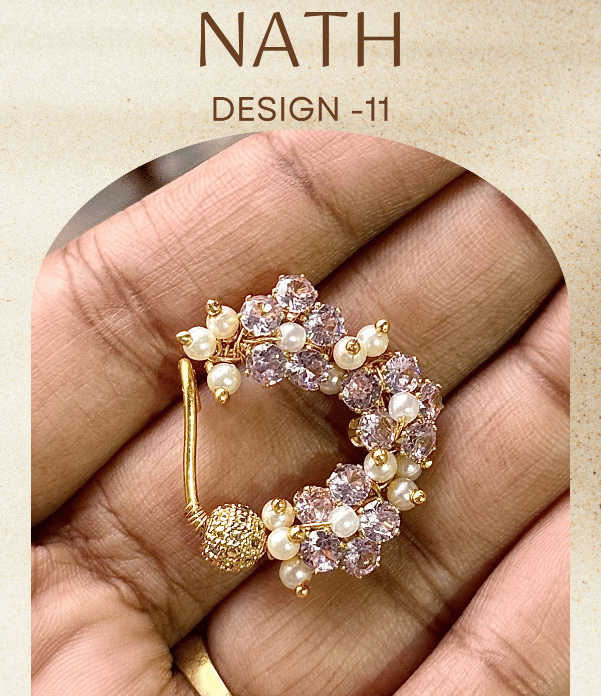 Authentic Gold Forming Maharashtrian Nath Design 11