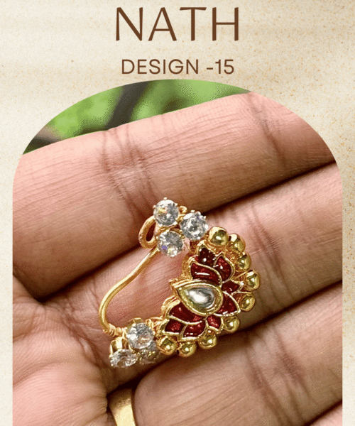 Authentic Gold Forming Maharashtrian Nath Design 15