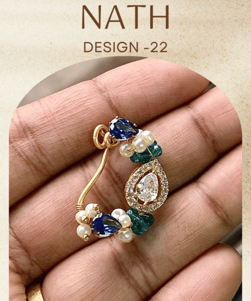 Authentic Gold Forming Maharashtrian Nath Design 22