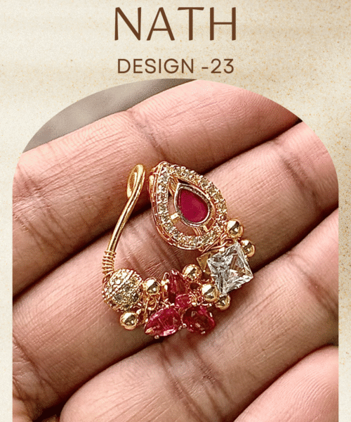 Authentic Gold Forming Maharashtrian Nath Design 23