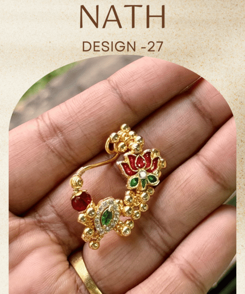 Authentic Gold Forming Maharashtrian Nath Design 27