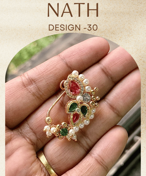 Authentic Gold Forming Maharashtrian Nath Design 30