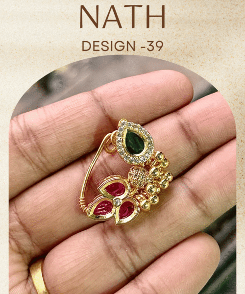 Authentic Gold Forming Maharashtrian Nath Design 39