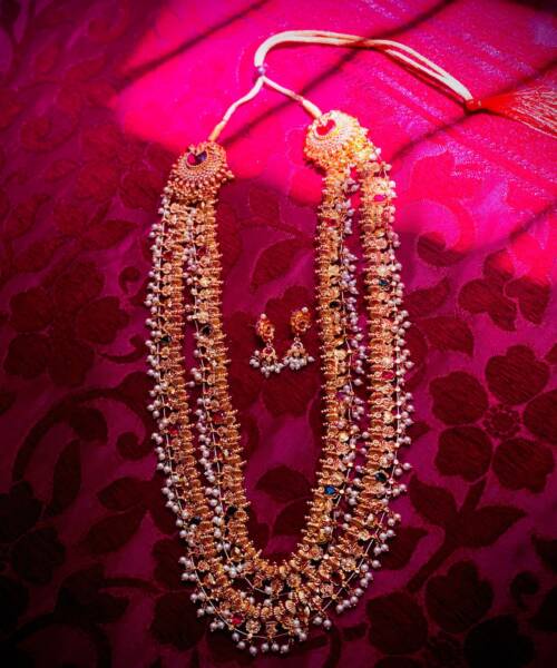 Royal Moti & Ghungroo Double Layer Saaz